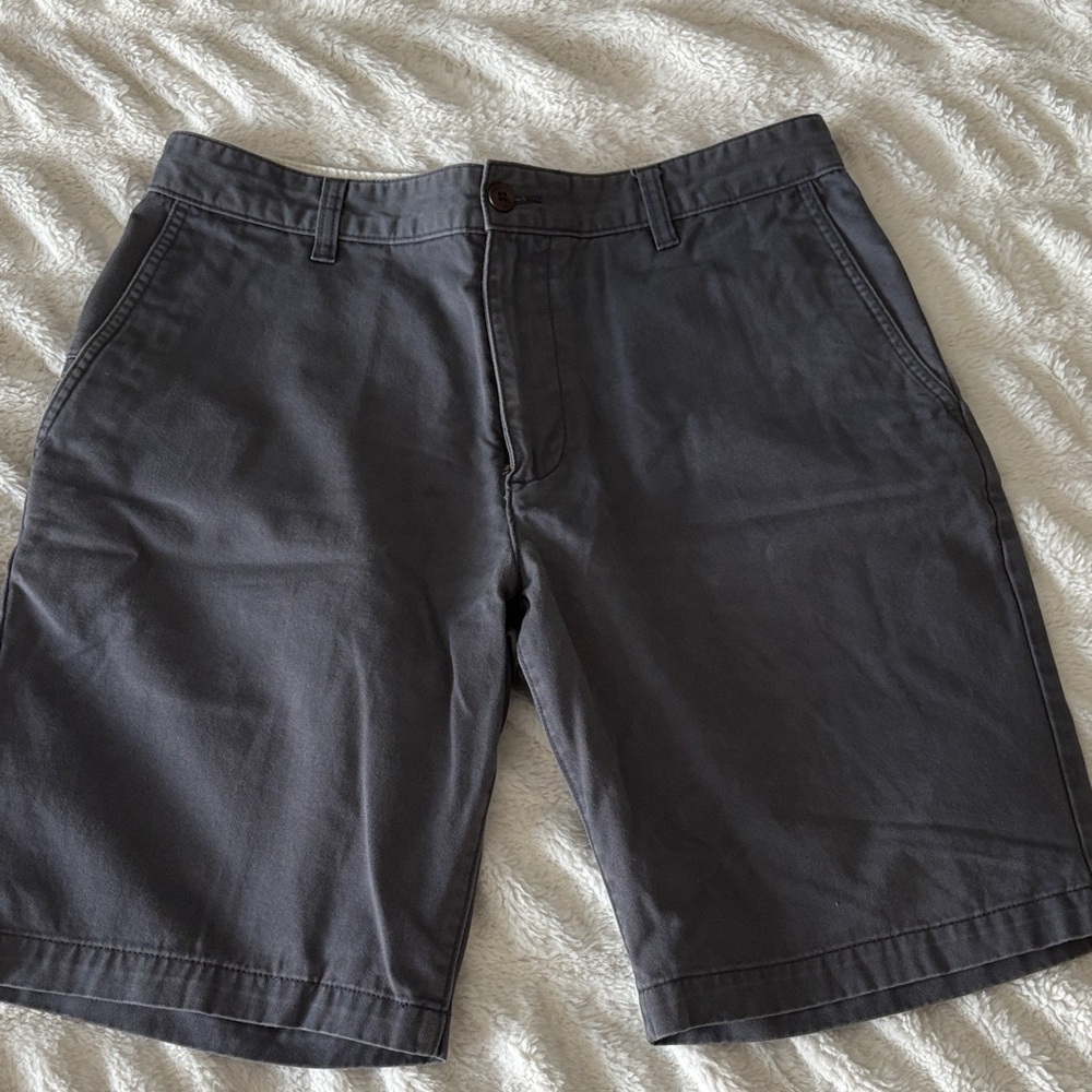 Dockers Men's Charcoal Flat Front Shorts